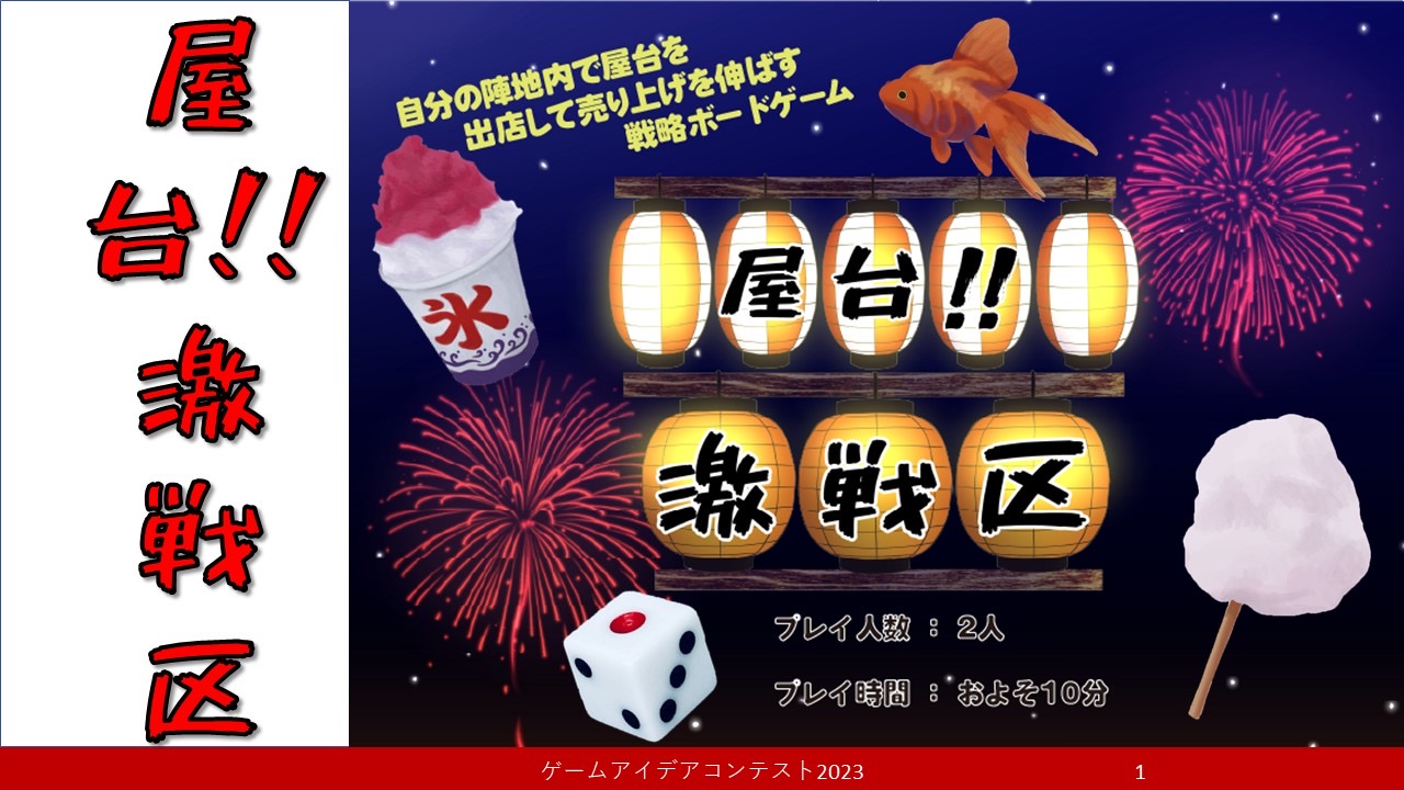 「屋台!!激戦区」応募者：AD11Aの4班さん