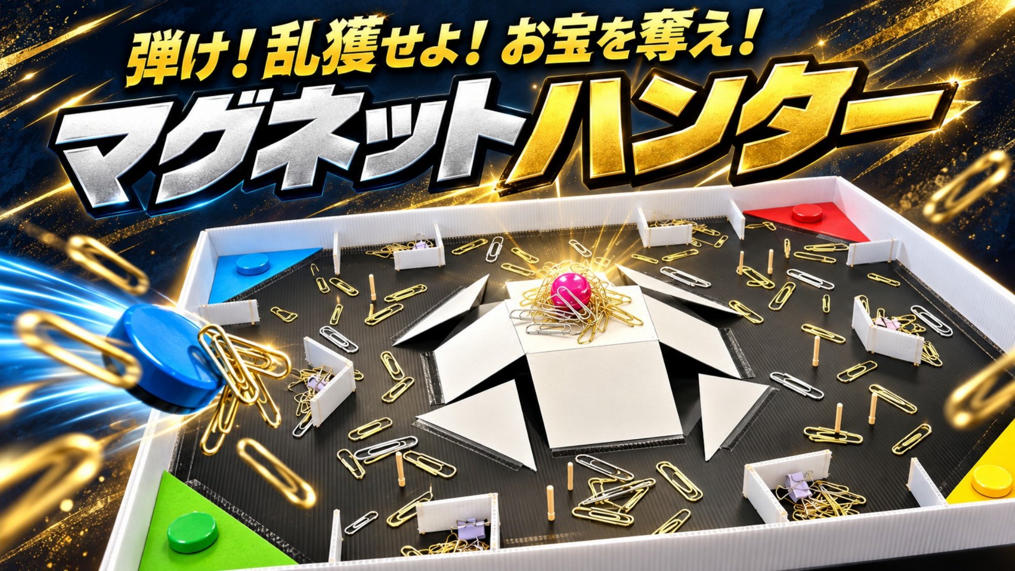 「マグネットハンター」応募者：グーグーガガ